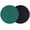 Green, variant on Dark Green Coasters Set of 2, Modern Pure Dark Green Absorbent Coasters for Drinks, Coaster for Bar Office Dining Coffee Table Accessories Decor, Non Slip Round Desk Coaster
