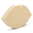thumbnail image 3 of Chunky Lip Cutout 4-inch, Pack of 3 Small Kiss Wooden Valentines Day Decorations for Home Decor & Valentine Crafts, by Woodpeckers, 3 of 7