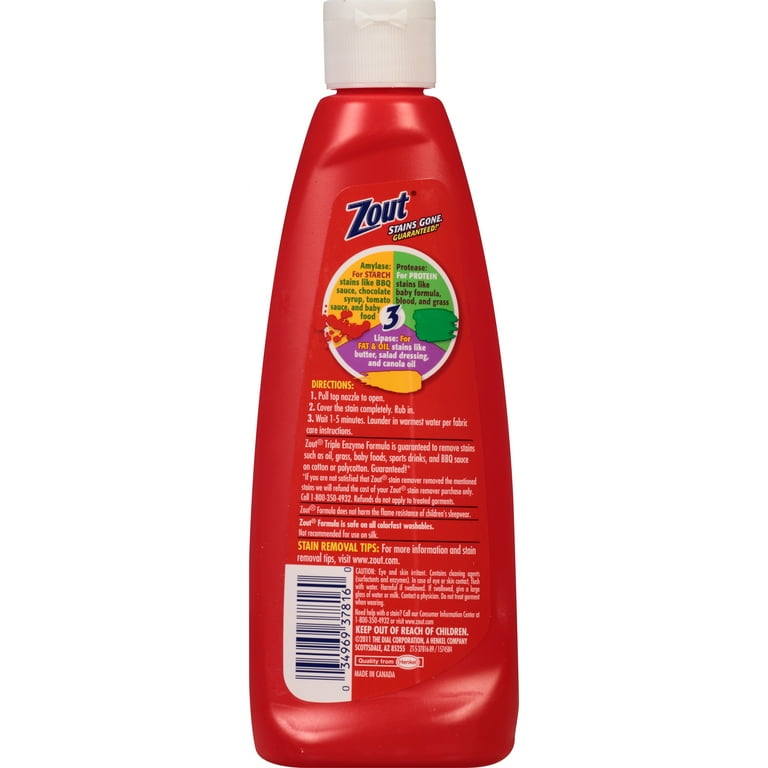 Zout Laundry Stain Remover Spray, Triple Enzyme Formula, 22, 58 OFF