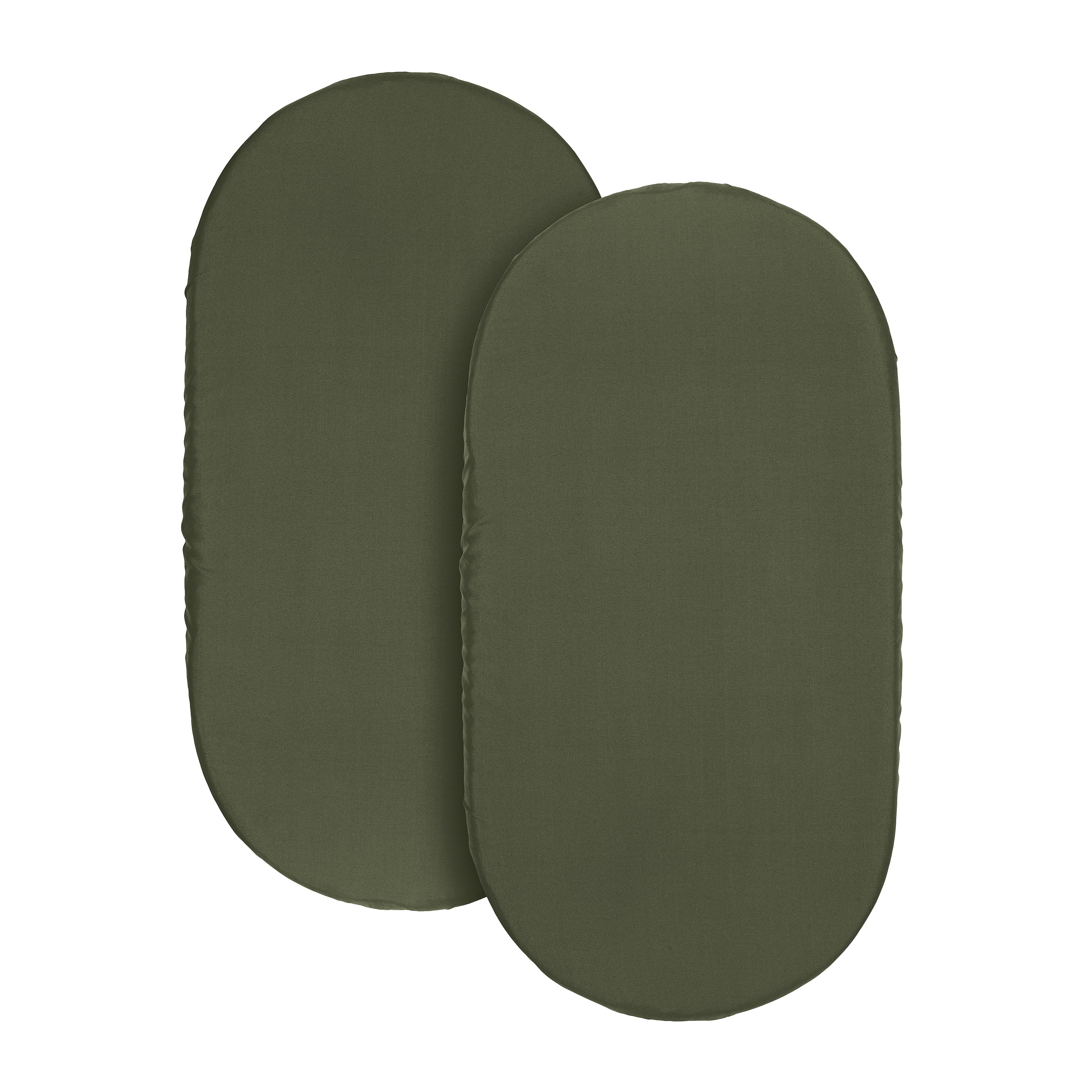 Sweet Jojo Designs Woodland Camo Green Baby Bassinet Fitted Sheets 2 Piece Set
