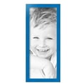 thumbnail image 2 of ArtToFrames 8" x 20" Bright Blue Picture Frame, 8x20 inch Blue Wood Poster Frame (WOM-4751),  Pack, 2 of 8