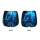 thumbnail image 3 of Balery Wolf Pantalones cortos deportivos para mujer con forro y dos bolsillos, elásticos, para entrenamiento, gimnasio, yoga-XX-Large, 3 of 7