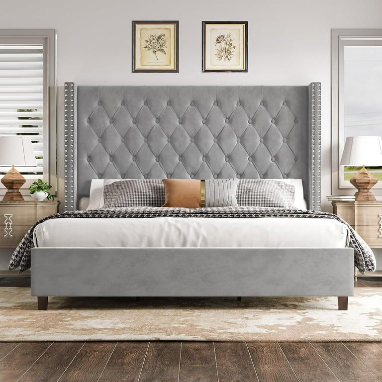 Jennie upholstered platform bed outlet