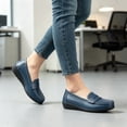 thumbnail image 5 of Qaltryn Comfort Flats for Women Lightweight Casual Dressy Shoes Non Slip Flats Sole Penny Loafers Slip On Flats for Walking & Work, 5 of 9