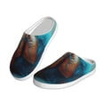thumbnail image 2 of Lsque Surreal Body Art Pattern Womens Comfort Cotton on Scuff With Memory Foam and Anti-skid Sole Slipper-42/43, 2 of 7