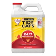 Purina Tidy Cats 24/7 Performance Clumping Cat Litter, Clean Linen Scent, 20 lb Jug