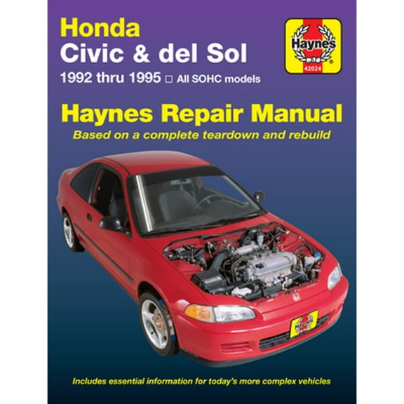Pre-Owned Honda Civic & Del Sol (92 - 95) (Hayne's Automotive Repair Manual) Paperback