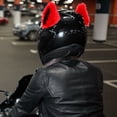 thumbnail image 4 of par de adorables orejas de gato de peluche para casco de motocicleta, decoración universal para casco, accesorio para cosplay, 4 of 8