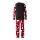 thumbnail image 5 of Conjuntos de pijamas familiares a juego Fiomva con estampados de Papá Noel, pijamas navideños para hombres, mujeres y niños., 5 of 8