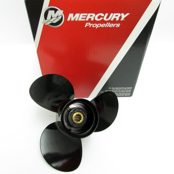 Quicksilver New OEM Black Max Propeller 10 x 8 Prop 48896890A10 RH