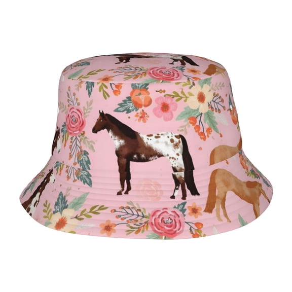 Horse Lover Fisherman's Hat Lightweight and Breathable Sun Hat Suitable for Both Men and Women