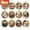 J, variant on STPToys 12Pcs Christmas Ornaments 12PC DIY Painting Kits Wooden Snowman Santa Claus Letter Angel Hanging Decorations Craft Set for Xmas Tree Holiday Party Indoor Home Decor
