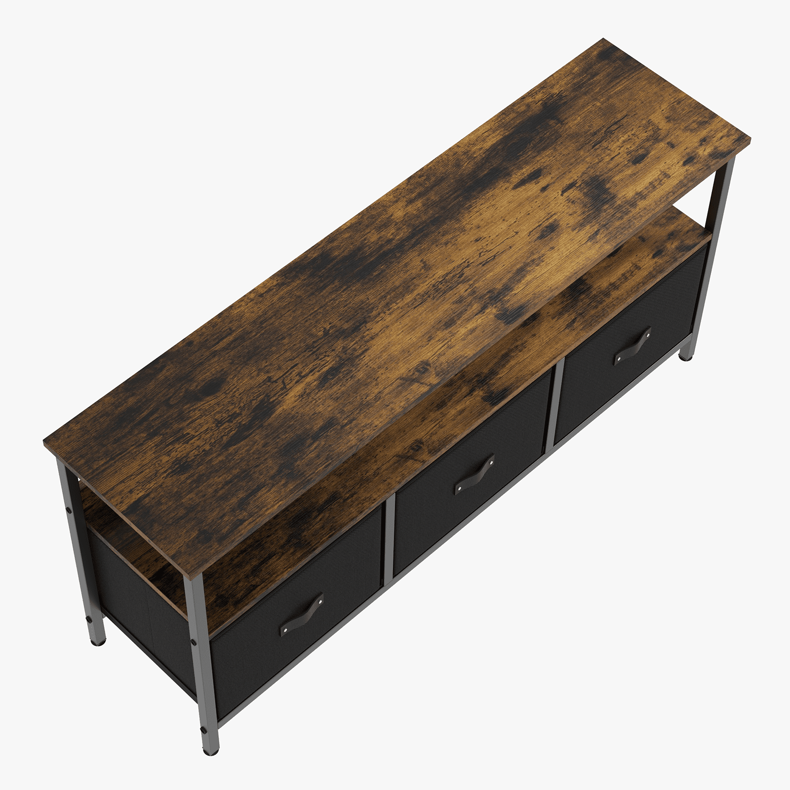 Ashion TV Stand for TVs up to 55", 47.3 inch Length Dresser TV Stand with 3 Storage Drawers and Shelves for Home