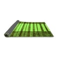 thumbnail image 2 of Ahgly Company Indoor Square Abstract Green Modern Area Rugs, 3' Square, 2 of 4
