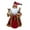 Red, variant on Staron 12" Santa Claus Christmas Tree Topper, Tree Toppers Christmas Decorations Santa Claus Ornaments Tree Topper