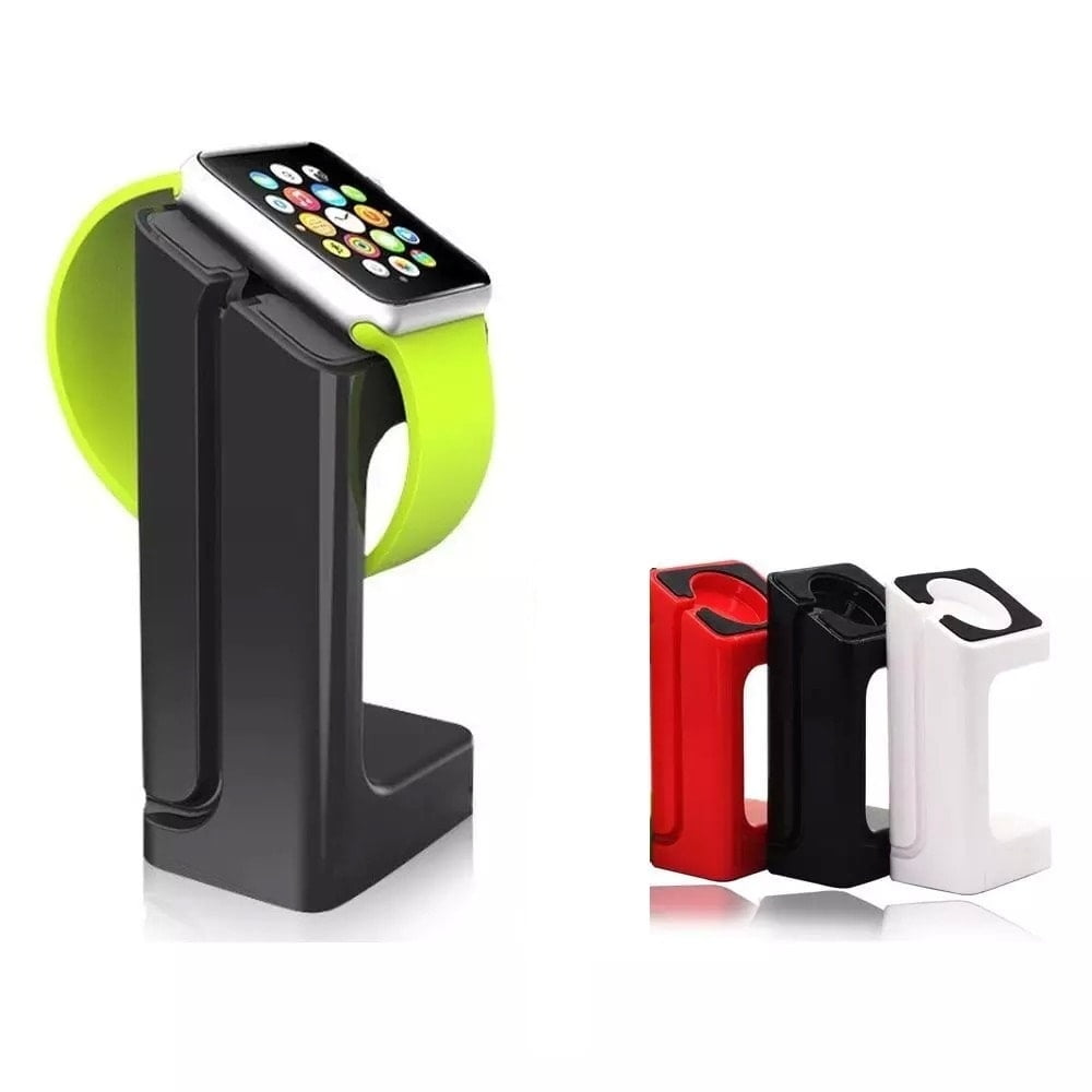 elago W2 Apple Watch Stand Compatible with All Apple Watch Series  6/SE/5/4/3/2/1 and Night Stand Mode, Apple Watch Stand Charging Dock  (Black) - Walmart.com