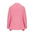 thumbnail image 5 of Idoravan Cardigans for Women Plus Sizes Women's Fall/Winter New Casual Loose Solid Color Tops Long Sleeved Cardigan Pink, 5 of 7