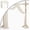 White, variant on Chiffon Fabric Drapery Wedding Arch Drape, Party Backdrop Curtain Panel, Ceremony Reception Decoration