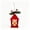 Red, variant on Eolstice Mini Christmas Tree Ornaments, LED Lighted Hanging Decorations With Red Berries, Xmas Holiday Ornaments For Home Indoor Party Decoration