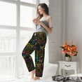 thumbnail image 4 of Uemuo Color Summer Pattern Women's Wide Leg Palazzo Lounge Pants with Pockets Light Weight Loose Comfy Casual Pajama Pants-Large, 4 of 9