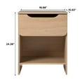 thumbnail image 5 of Walker Edison Modern Scandi 1-Drawer Nightstand, Riviera, 5 of 19