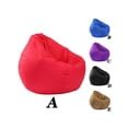 thumbnail image 4 of Unfilled Lounge Bean Bag Cover Home Soft Lazy Sofa Cozy Single Chair Durable Furniture, 4 of 8
