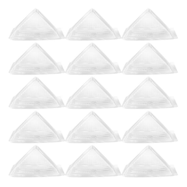 100 piezas caja de embalaje de sándwich bolsa de plástico sándwich bolsa triangular