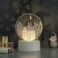 thumbnail image 4 of Lampe de Nuit Personnalisée à Préjection 3D pour la Saint-Valentin, Délicate pour Chambre-Week, 4 of 4