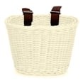 thumbnail image 2 of Washranp Woven Plastic Bike Baskets,Large Capacity Front Bicycle Basket Handlebar Storage Container with 2 Adjustable Leather Straps, 2 of 4
