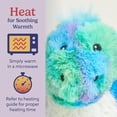 thumbnail image 4 of Warmies Junior Microwavable Weighted Stuffed Animal, Lavender-Scented Rainbow Dinosaur Plushie, 0.5 lbs, 4 of 6