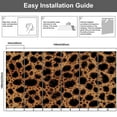 thumbnail image 4 of Modern Wallpaper Murals 3D seamless abstract leopard pattern wild animal skin print animal Peel and Stick Removable Self-Adhesive canvas Wall Stickers for Nursery Kids Bedroom TV Wall Decor, 4 of 5