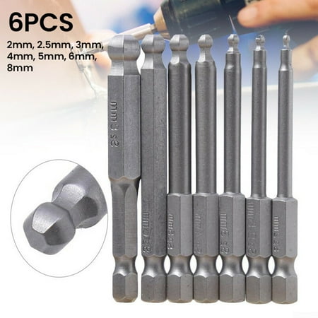 

Shank Socket Screwdriver Bit Impact Driver Drill 65mm Ball-point 7pcs Strong