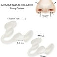 thumbnail image 3 of AIRMAX Nasal Dilator for Better Sleep - Natural, Comfortable, Anti Snoring Sleep Aid Solution for Maximum Airflow and Easier Breathing (Small - Clear), 3 of 7