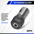 thumbnail image 7 of Er11 5Mm Motor Shaft Collet Chuck Spindle Extension Rod Inner + Er11 Spring Collet For Cnc Milling Machine, 7 of 7