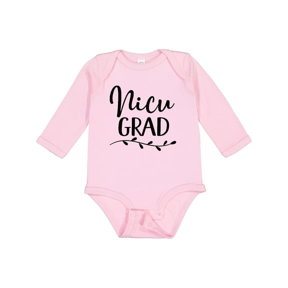Inktastic Nicu Graduate Baby Boys or Girls Long Sleeve Baby Bodysuit