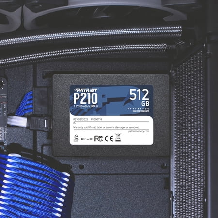 Size:512gb Patriot Memory P210 512GB SATA3 内蔵型SSD 6Gb/s 2.5インチ 7mm P210S512G25