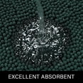 thumbnail image 3 of Alfombra de baño LOCHAS Luxury Shaggy, 60 x 110 cm, color verde cazador, 3 of 7