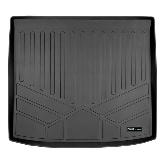 SMARTLINER All Weather Custom Fit Cargo Trunk Liner Floor Mat Behind 2nd Row Black Compatible With 2008-2019 BMW X6