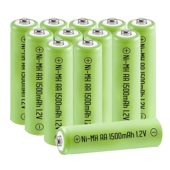 Pilas recargables Betmaxful AA 1500 mAh (paquete de 12)