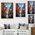 thumbnail image 4 of Designart "City Clothes in Colorful Laundry I" Illustration Canvas Wall Art - Modern Colorful Laundry Living Room Canvas Art, 4 of 6