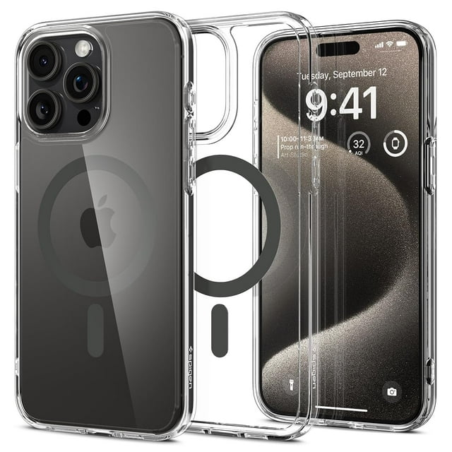 Funda para teléfono Spigen Ultra Hybrid MagFit iPhone 15 Pro Max