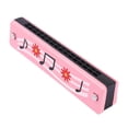 thumbnail image 3 of Esquirla Instrument de Musique Jouet Orgue à Bouche Dessin Animé pour Activité Familiale Débutant Rose, 3 of 8