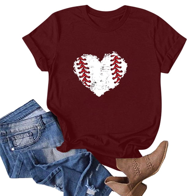 Blouse à Manches Courtes Imprimée Mode pour Femmes T-Shirt Col Rond Drôle