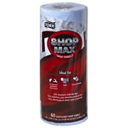 Tork Advanced ShopMax Wiper 450, 11 x 9.4, Blue, 60 Sheets per Roll, 30 Rolls per Carton -TRK450360