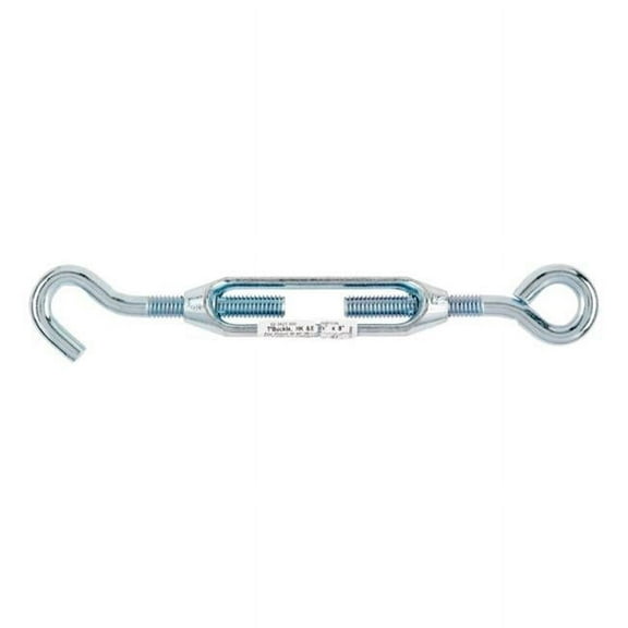 Hampton 02-3427-309 0.375 x 8 in. Hook & Eye Turnbuckles - pack of 5