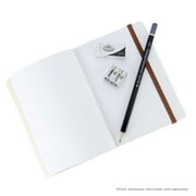 Pentalic 4x6 Brown Traveler Pocket Artist Drawing Journal, 160 Pages, 74 lb Paper