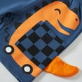 thumbnail image 4 of ATOGUTA Boys Cargo Shorts Summer Savings with Pocket Casual Pants Cotton Dinosaur Shorts Blue, Size 1-8, 4 of 5