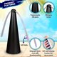 thumbnail image 4 of 1pc, Fly Fans For Tables, Fly Spinner Tabletop, Fly Fans | Food Fans | Hanger & USB Enabled | Table Fly Fans For Outside Eating | Black, 4 of 4