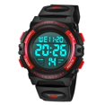 thumbnail image 1 of Relojes para niños, reloj deportivo digital para niños al aire libre multifunción impermeable reloj digital con alarma de luz LED oso de fresa  Electrónica, 1 of 5