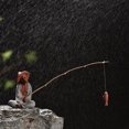 thumbnail image 4 of jifeng Ceramic Porcelain Jiang ing Figurines Cute Small Statue Figurine Tea Sand, 4 of 9